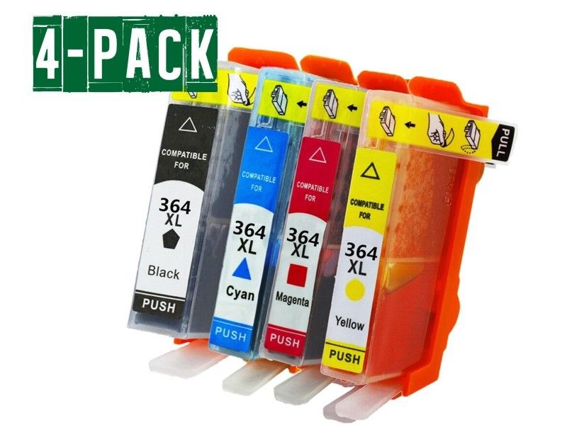 HP 364XL (4-pack) kompatibilné kazety