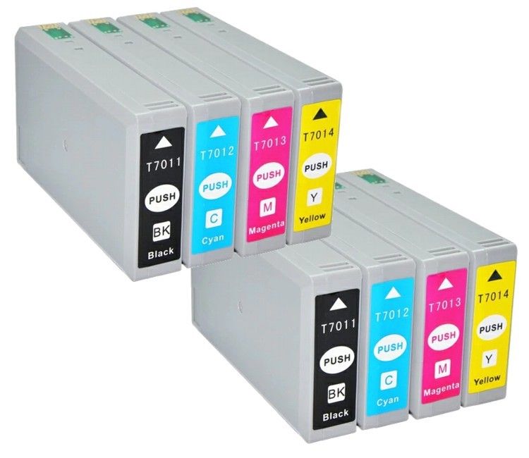 Epson T7011 - T7014 kompatibilné kazety (8-pack)
