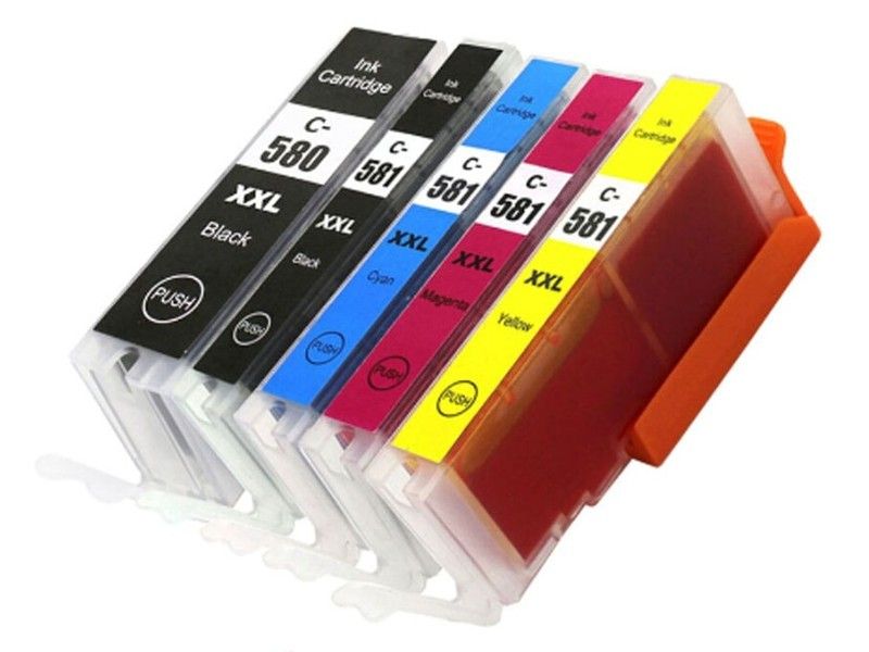 Canon PGI580 + CLI581 XXL (5-pack) kompatibilné kazety